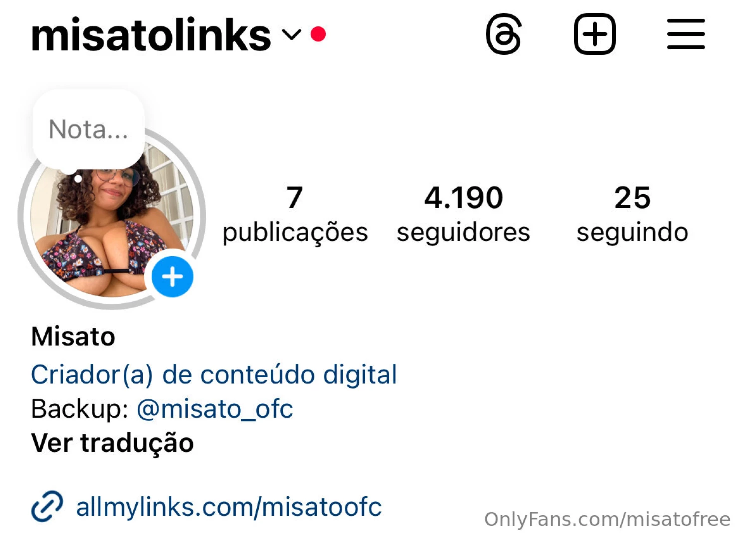 Segue meu instagram reserva misatolinks follow my backup instagram 