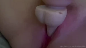 Fucking myself with my dildo