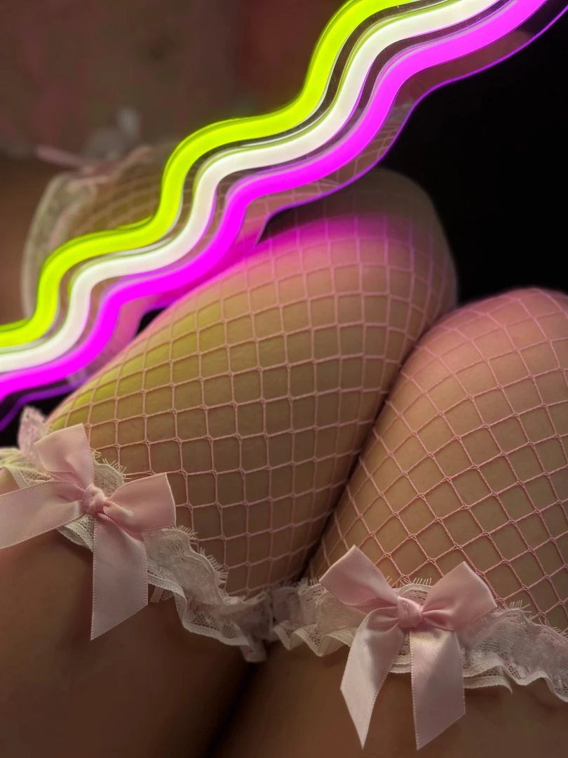 These stockings look so cute on me i can just imagine your hand 