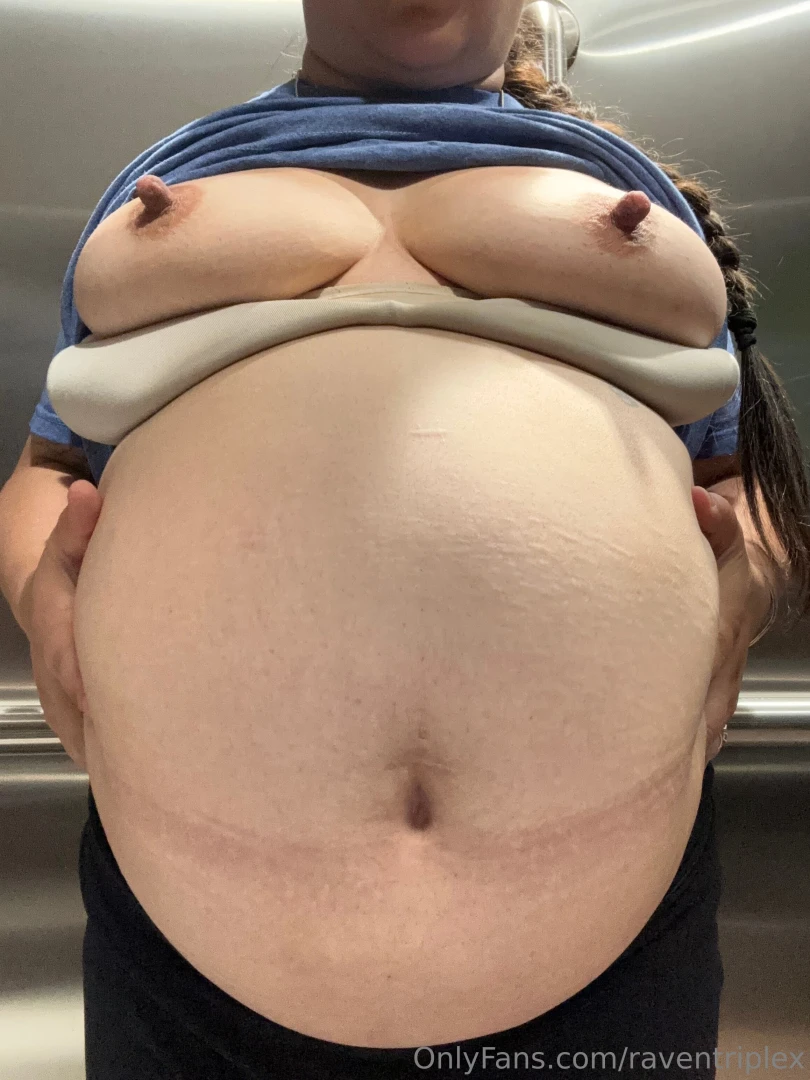 Lil at work belly photo dump part 1 
