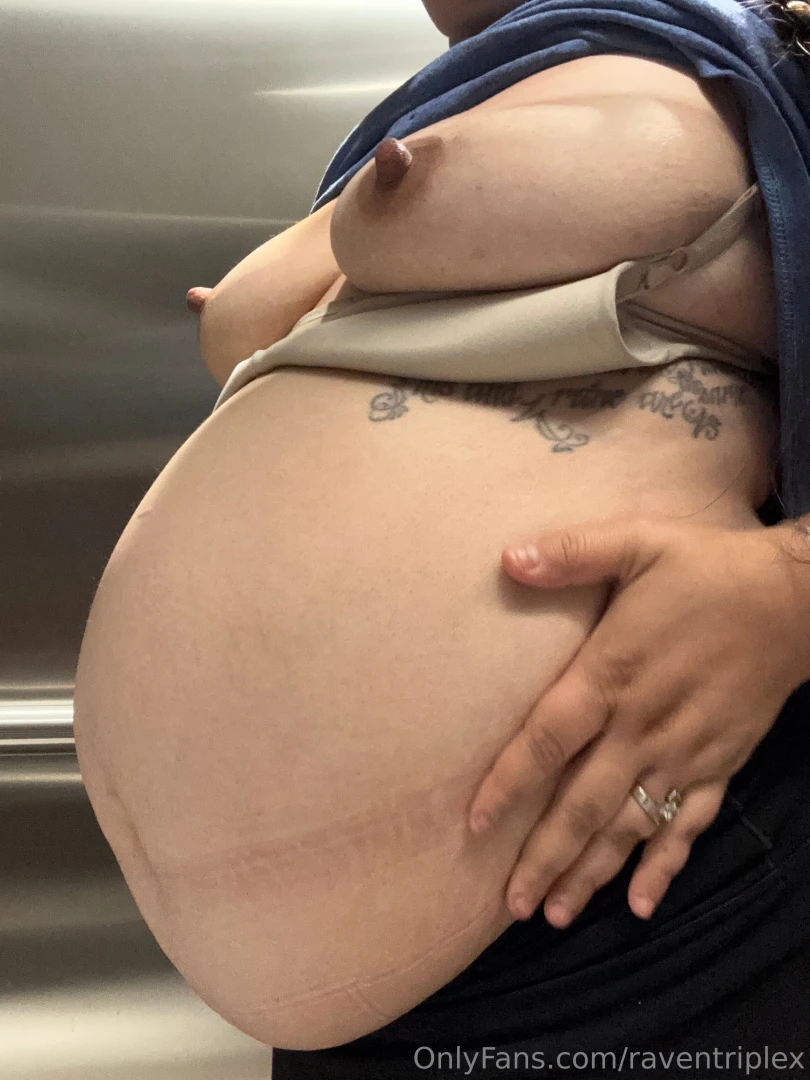 Lil at work belly photo dump part 2 