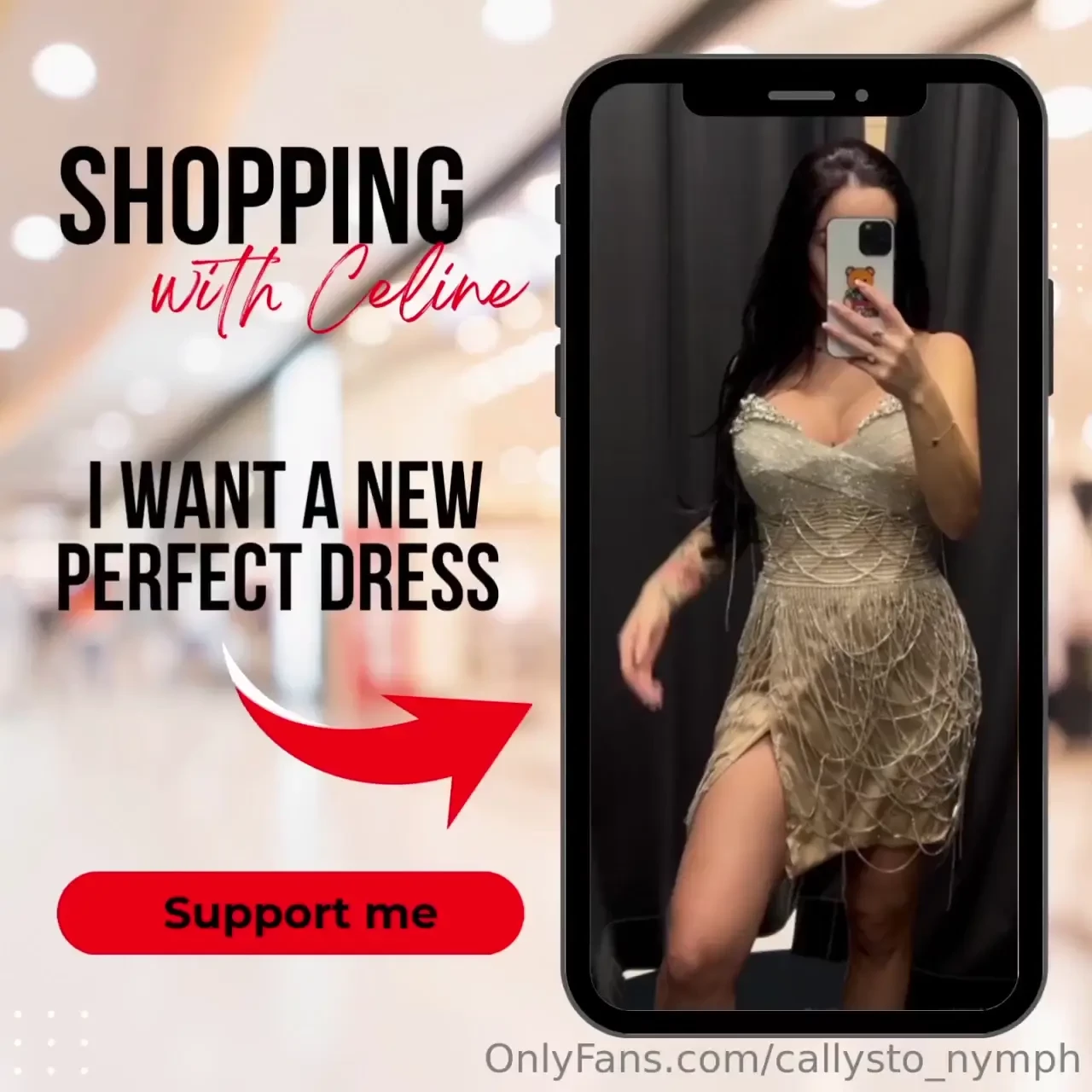 I made my choice sweetheart i ve tried on countless dresses and i ve 