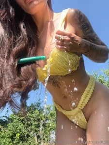 Sun skin and a hint of summer naughtiness i m feeling bright playful