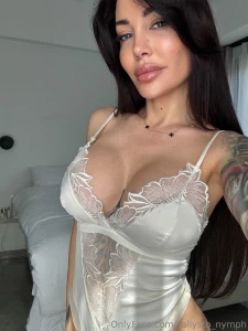 Silk on my skin feels like a slow-motion kiss just a little morning