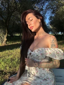 The way the breeze touches my skin in this dress feels like nature is part 2