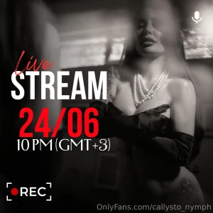 Save the date june 24th 10 pm i ll be live and trust me you don t want