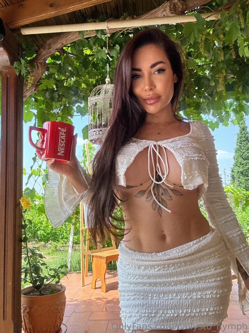 Sunlight and coffee hotter than my thoughts mornings like this make me 