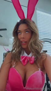 This sexy bunny is looking for a hard for her tight hole rip these