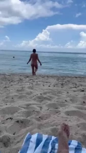 For those who asked if i got fully naked at the beach here s the