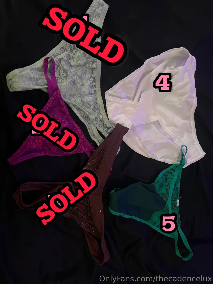 I know you want a pair of my juicy creamy panties to sniff and rub all 