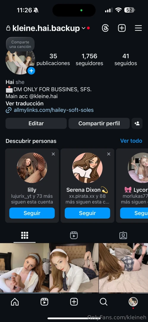 Guys my main account was deleted everythig over here on dm or follow 