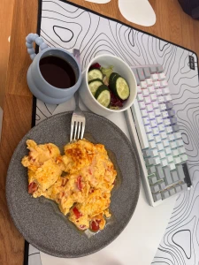 Relaxation and delicious food are the key to success what did you have