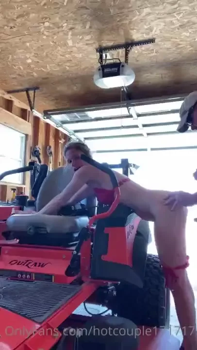 In the garage and i needed to cum someone pull in the fuckin driveway 