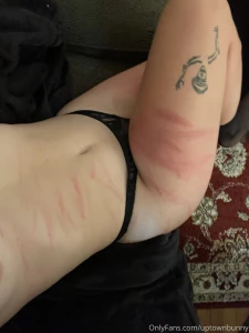 Took a beating from the whip last night be nice to me cuz he was super