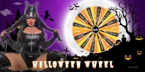 Cum spin my new halloween wheel theemilynormann