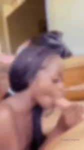 I went down on him and devour into his hard cock see how i suck and part 1