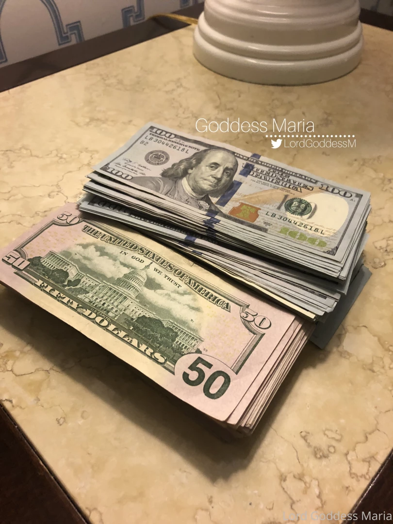 If the idea of humbly handing me a stack of cash turns you on now it s 
