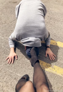 Hopefully having that stupid head of yours on the ground beneath my