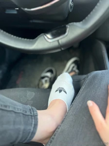 Do you want to see what i hide under my cute ped socks you can guess