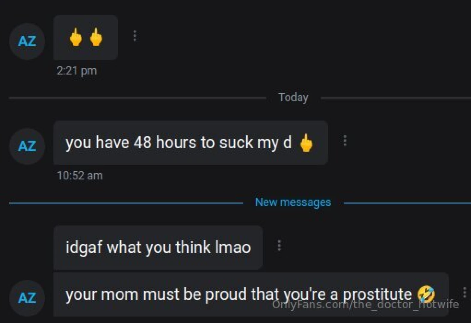 One more of those what would we tell this guy 