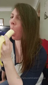 Always use caution when eating a banana