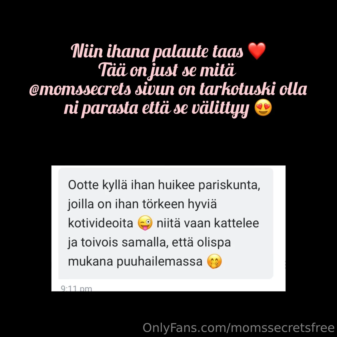 Oon niin onnellinen ja ylpee mun vip sivuista ja tyytyv isist faneista 