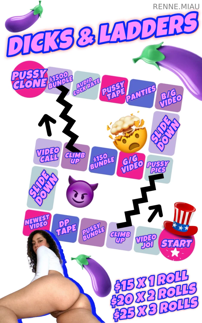 Dicks amp ladders roll ur dice and win all the prizes u land on just 