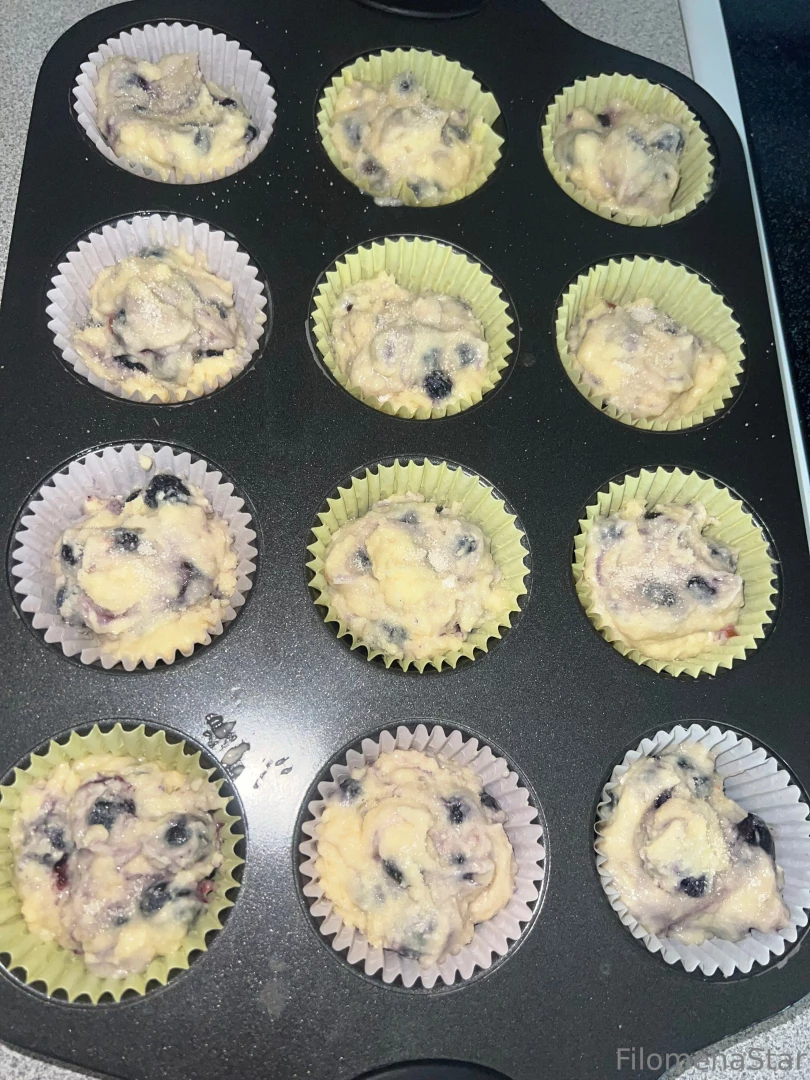 Yummy blueberry muffins part 1 