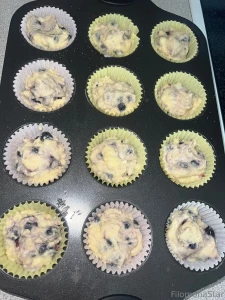 Yummy blueberry muffins part 1