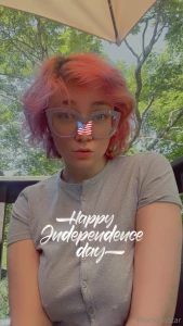 I lowkey love 4th of july bc i love fireworks they are so stimmy for