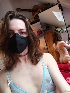 This set is fully see through so you can take a peak whenever you feel
