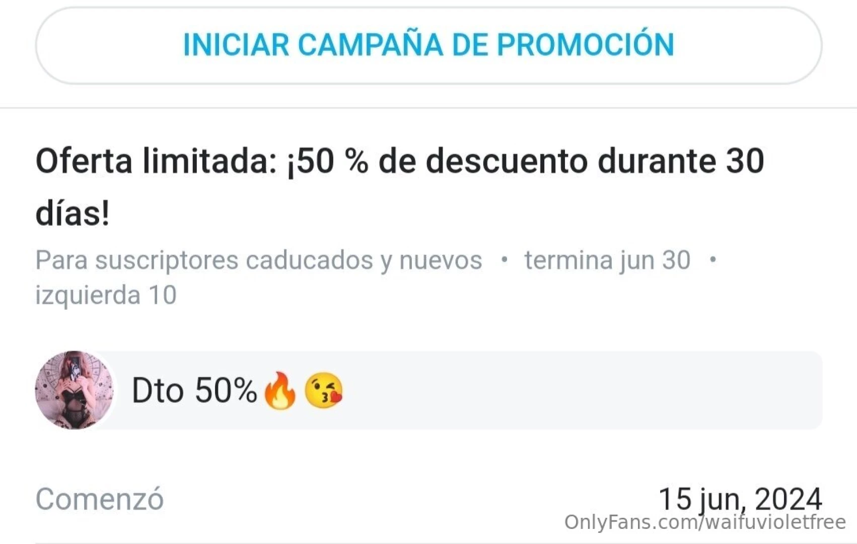 Se acabaron las suscripciones a 5 en mi vip os dije que ser a durante 