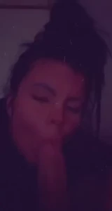 My very first long dick sucking video