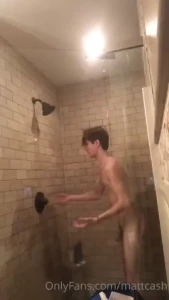 Joining me in the shower this morning