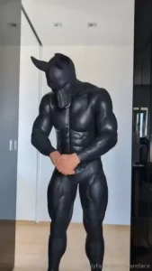 You wake up in the morning and by the bed you see this monster dog his