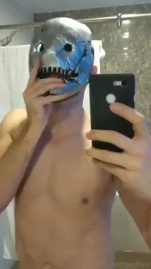 Every movie monster has a human side even this one see me unmask from