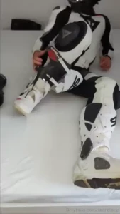 Like seeing a biker take off his helmet and his boots come and see me