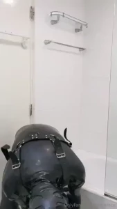 Feeling the latex take me over completely made my mind go crazy the