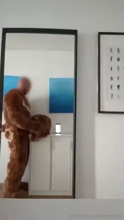 Suiting up in my friend s fursuit behind his back is such a turn on i 