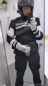 Fuck yeah good to be a motorbike police rider all this power i have