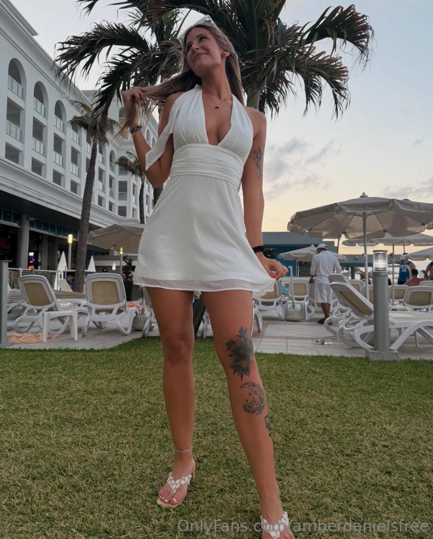 Can you tell i m not wearing any panties under this dress 