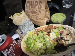 I had chipotle and some drinks today got myself to 35in part 4