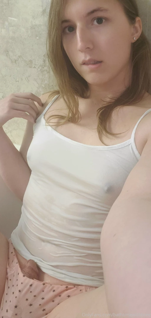 Got a little kinky and peed on myself the warm wetness feels soooo 