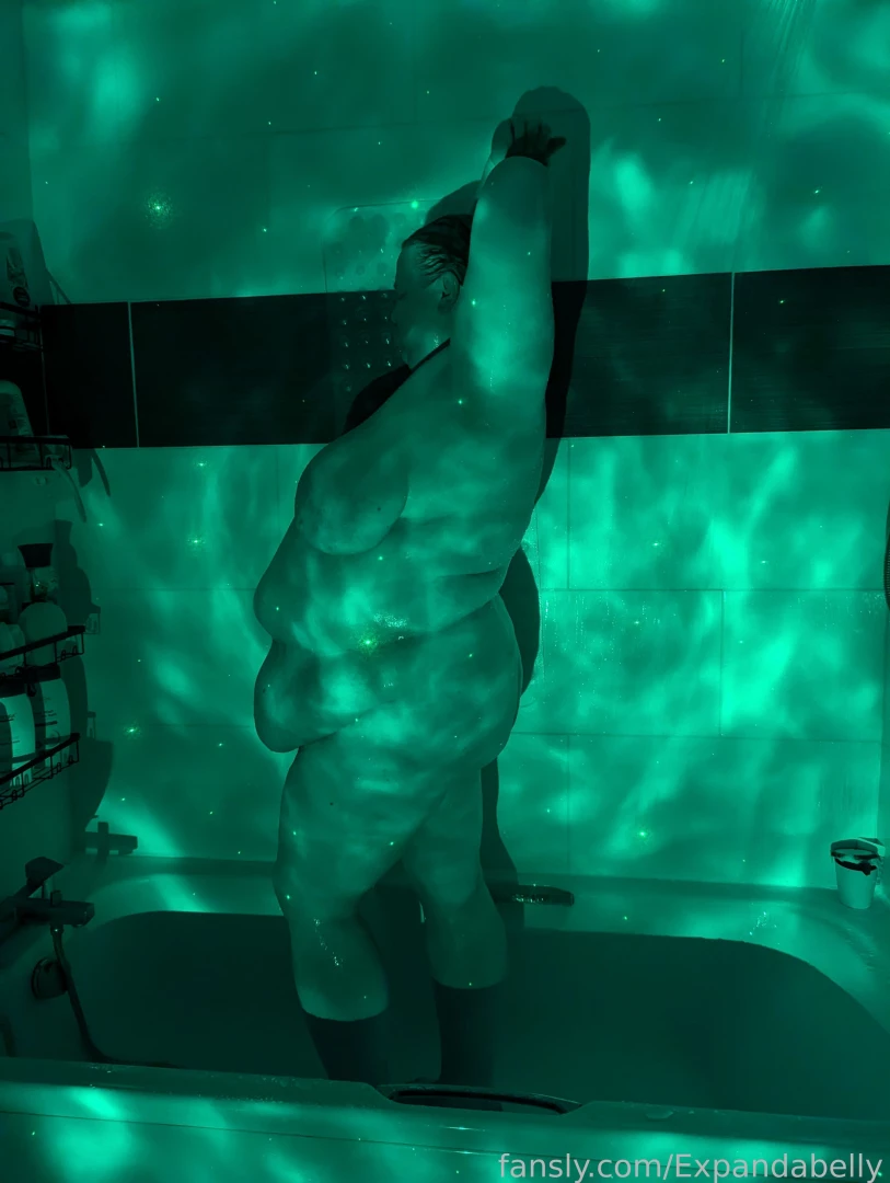 Getting all steamy and soapy with my galaxy light to set the mood and part 2 