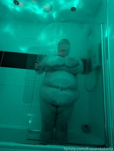Getting all steamy and soapy with my galaxy light to set the mood and part 8