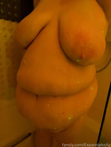 Getting all steamy and soapy with my galaxy light to set the mood and part 10