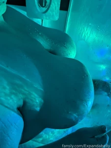 Getting all steamy and soapy with my galaxy light to set the mood and part 5