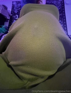 Got a new dress for 5 thought my belly could help break it in ended up