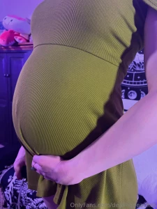 Got a new dress for 5 thought my belly could help break it in ended up part 24