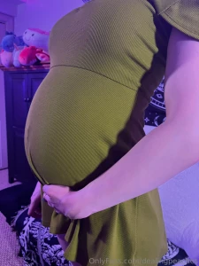 Got a new dress for 5 thought my belly could help break it in ended up part 15